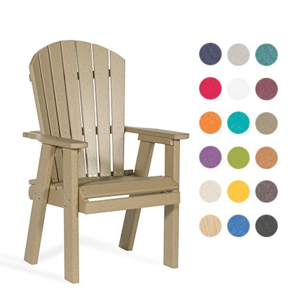 Colonial Road Woodworks Outdoor/Patio Poly Outdoor: Bistro Chair